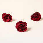 Load image into Gallery viewer, Miallo Exquisite Creative Handmade Fabric Rose Flower Hairpins (3 pcs/pack) Fashion Wedding Hair Accessories Jewelry for Brides HS-J6420&nbsp;
