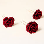 Load image into Gallery viewer, Miallo Exquisite Creative Handmade Fabric Rose Flower Hairpins (3 pcs/pack) Fashion Wedding Hair Accessories Jewelry for Brides HS-J6420&nbsp;
