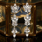 Load image into Gallery viewer, Miallo Fashion Simple Rhinestone Alloy Drop Earrings Bridal Ear Jewelry for Bride Wedding Party Banquet Accessories ERS-J4303S
