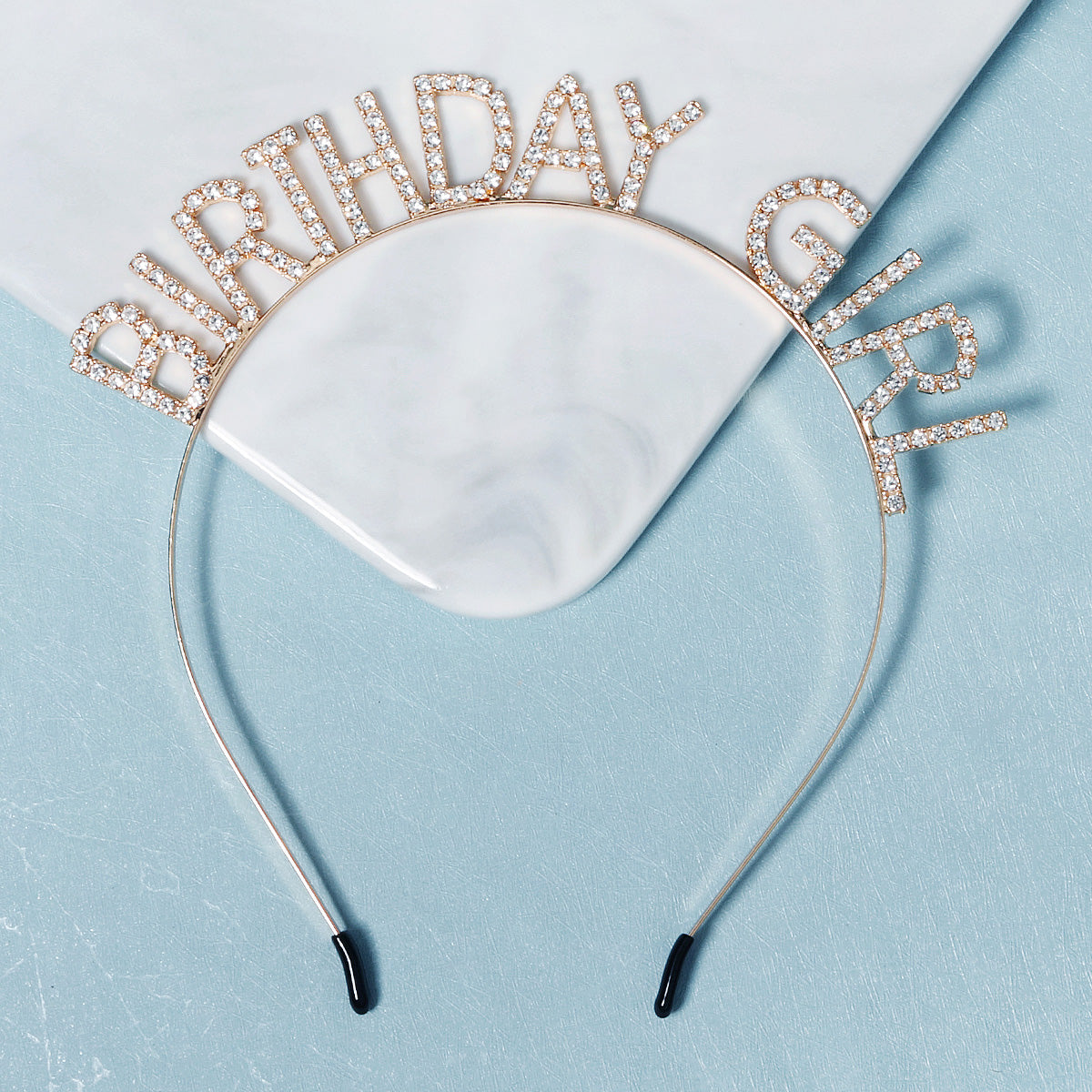Miallo Simple Crystal Happy Birthday Party Girl Hair Accessories Birthday Dinner Luxury Headdress Decorative Headband TS-J3029