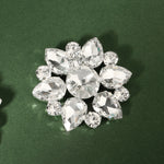 Load image into Gallery viewer, Miallo Bridal Accessories High Heel Shoe Decorations Minimalist Elegant Glass Rhinestone Detachable Shoe Clasps SC-J076
