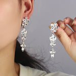 Load image into Gallery viewer, Miallo Fashion Simple Rhinestone Alloy Drop Earrings Bridal Ear Jewelry for Bride Wedding Party Banquet Accessories ERS-J4303S
