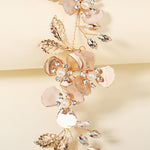 Load image into Gallery viewer, Miallo Luxury Pearl Double Hair Comb Women Metal Gold Leaf Rhinestone Wedding Bridal Hair Headpiece HS-J6311
