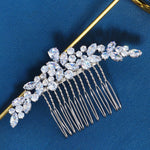 Load image into Gallery viewer, Miallo Silver Zircon Wedding Side Hair Combs Fashion Flower Hair Accessories for Bridal HS-J6664S
