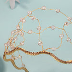 Load image into Gallery viewer, Miallo Fashion Handmade Netted Hairband Gold Crystal Beaded Rhinestone Bride Wedding Hair Accessories for Women and Girls TS-J3359
