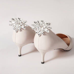 Miallo Rhinestone Bride Wedding Detachable Shoe Buckle (2pcs/pack) High Heels Shoes Clip Women Shoe Decoration Accessories SC-J063