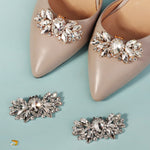Load image into Gallery viewer, Miallo Luxury Full Inlaid Rhinestone Metal Shoe Clips Fashion Versatile Bridal Shoe Buckles SC-J096

