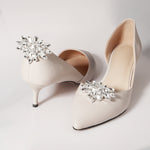 Load image into Gallery viewer, Miallo Rhinestone Bride Wedding Detachable Shoe Buckle (2pcs/pack) High Heels Shoes Clip Women Shoe Decoration Accessories SC-J063
