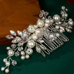 Load image into Gallery viewer, Miallo Fashion Bridal Headpiece Handmade Crystal Pearls Hair Combs Clips Wedding Jewelry Hair Accessories Headpieces HS-J4999
