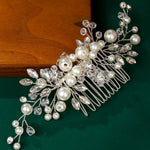 Load image into Gallery viewer, Miallo Fashion Bridal Headpiece Handmade Crystal Pearls Hair Combs Clips Wedding Jewelry Hair Accessories Headpieces HS-J4999
