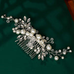 Load image into Gallery viewer, Miallo Fashion Bridal Headpiece Handmade Crystal Pearls Hair Combs Clips Wedding Jewelry Hair Accessories Headpieces HS-J4999

