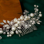 Load image into Gallery viewer, Miallo Fashion Bridal Headpiece Handmade Crystal Pearls Hair Combs Clips Wedding Jewelry Hair Accessories Headpieces HS-J4999
