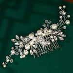 Load image into Gallery viewer, Miallo Fashion Bridal Headpiece Handmade Crystal Pearls Hair Combs Clips Wedding Jewelry Hair Accessories Headpieces HS-J4999
