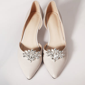 Miallo Rhinestone Bride Wedding Detachable Shoe Buckle (2pcs/pack) High Heels Shoes Clip Women Shoe Decoration Accessories SC-J063