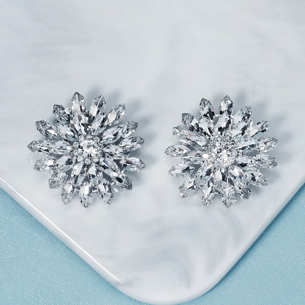 Miallo Bridal Rhinestone Shoe Accessories DIY Detachable Shoe Clips Versatile Shoe Buckles for Wedding Dresses Formal Gowns SC-J064