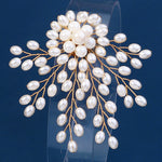 Load image into Gallery viewer, Miallo Delicate Luxury Pearl Brooch Bridal Wedding Fashion Accessories Daily Simple Women Jewelry BRS-J406G
