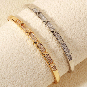 Miallo New Arrival Real Gold Plated Bracelet Bangles Fashion Women Accessories Hand Jewelry BS-J5584