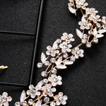 Load image into Gallery viewer, Miallo Delicate Luxury Alloy Flower Embedded With rhinestone Hairband Women Bridal Wedding Hair Accessories HS-J5487
