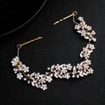 Load image into Gallery viewer, Miallo Delicate Luxury Alloy Flower Embedded With rhinestone Hairband Women Bridal Wedding Hair Accessories HS-J5487
