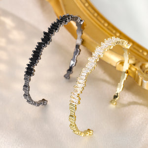 Miallo New Real Gold Plated Copper Zircon Bracelet Bangles for Wedding Bride Women Jewelry Fashion Accessories BS-J5574