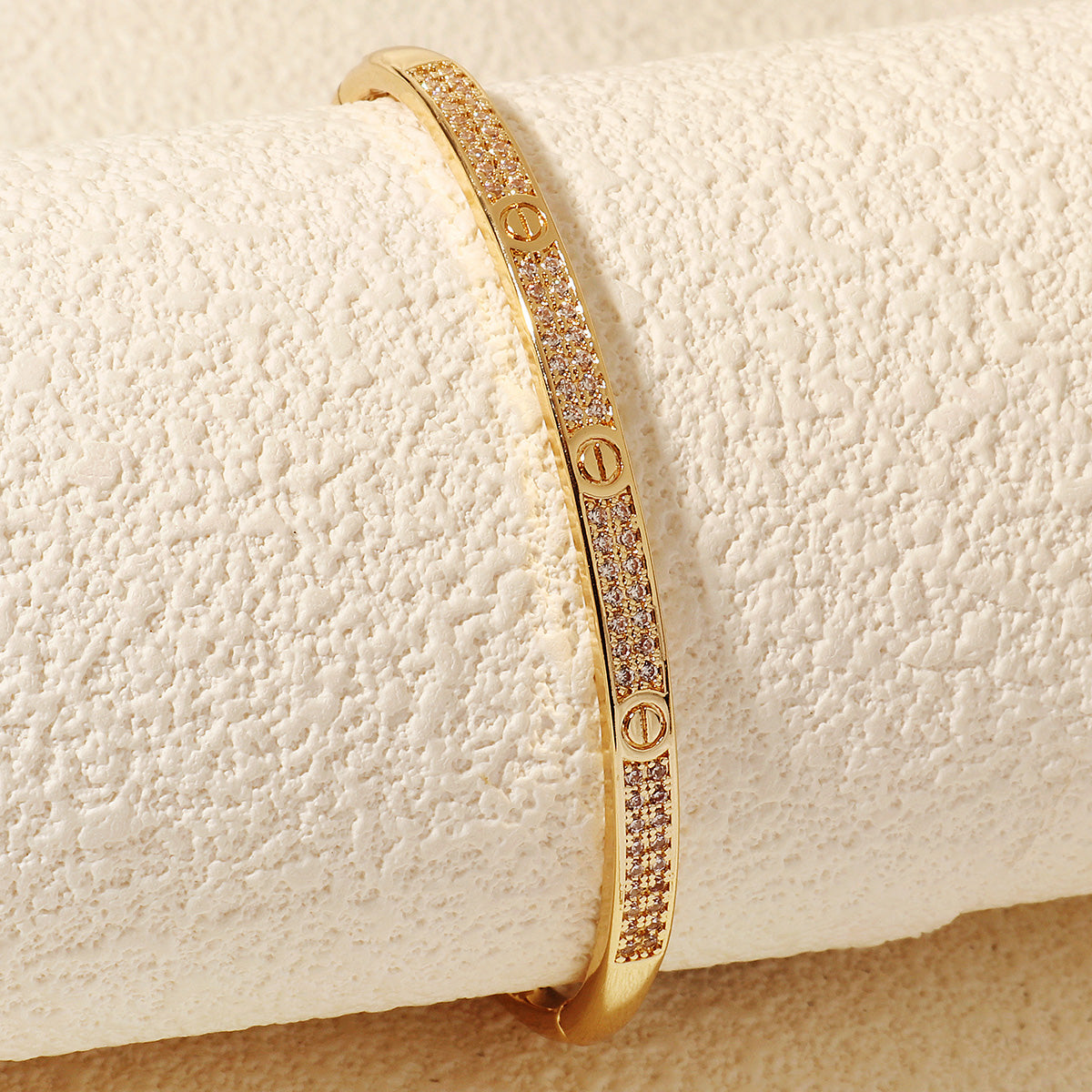 Miallo New Women Bracelet Fashion Luxurious Copper Zircon Jewelry Birthday Gift Wedding Bridal Accessory Open Bangle BS-J5587G