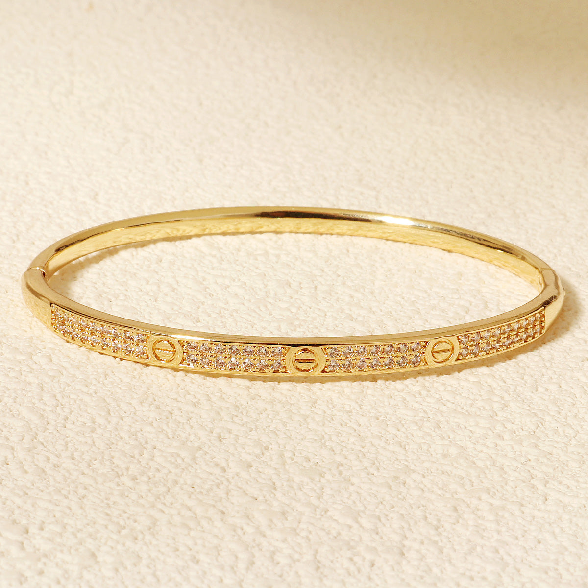 Miallo New Women Bracelet Fashion Luxurious Copper Zircon Jewelry Birthday Gift Wedding Bridal Accessory Open Bangle BS-J5587G