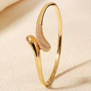 Miallo European American Trendy Copper Inlaid Zircon Bracelet Stylish Versatile Women Daily Bracelet BS-J5585