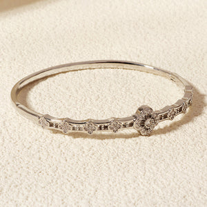 Miallo Exquisite Full-Zircon-Inlaid Flower Bracelet Stylish Trendy Bangle for Women Light Luxury Versatile Jewelry BS-J5576