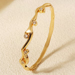 Load image into Gallery viewer, Miallo Real Gold Plated Copper Zircon Bracelet Bangles Fashion Jewelry Women Accessories BS-J5582
