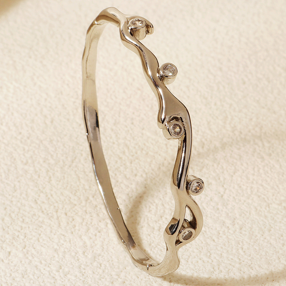 Miallo Real Gold Plated Copper Zircon Bracelet Bangles Fashion Jewelry Women Accessories BS-J5582