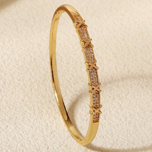 Miallo New Arrival Real Gold Plated Bracelet Bangles Fashion Women Accessories Hand Jewelry BS-J5584