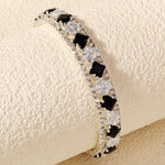 Load image into Gallery viewer, Miallo European American Fashion Full Rhinestone Wide Open Bracelet Light Luxury Versatile Shiny Daily Women&#39;s Bracelet BS-J5573
