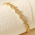 Load image into Gallery viewer, Miallo Fashion Trendy Copper-Inlaid Zircon Flower Bracelet Light Luxury Versatile Bride&#39;s Jewelry Bracelet BS-J5577G
