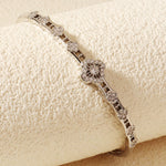 Load image into Gallery viewer, Miallo Exquisite Full-Zircon-Inlaid Flower Bracelet Stylish Trendy Bangle for Women Light Luxury Versatile Jewelry BS-J5576
