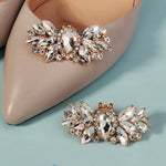 Load image into Gallery viewer, Miallo Luxury Full Inlaid Rhinestone Metal Shoe Clips Fashion Versatile Bridal Shoe Buckles SC-J096
