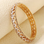 Load image into Gallery viewer, Miallo European American Fashion Full Rhinestone Wide Open Bracelet Light Luxury Versatile Shiny Daily Women&#39;s Bracelet BS-J5573
