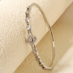 Miallo Exquisite Full-Zircon-Inlaid Flower Bracelet Stylish Trendy Bangle for Women Light Luxury Versatile Jewelry BS-J5576