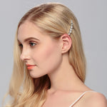 Load image into Gallery viewer, Miallo New Simple Style Hair Clip Black Silver Women Rhinestone Barrette (2pcs/pack) &nbsp;Daily Shiny Hair Accessories HS-J3052
