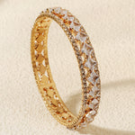 Load image into Gallery viewer, Miallo European American Fashion Full Rhinestone Wide Open Bracelet Light Luxury Versatile Shiny Daily Women&#39;s Bracelet BS-J5573
