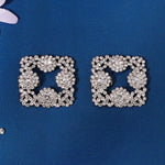 Load image into Gallery viewer, Miallo Rhinestone Bride Wedding Elegant Square Shoe Buckle (2pcs/pack) High Heels Shoes Clip Women Shoe Decoration Accessories SC-J082
