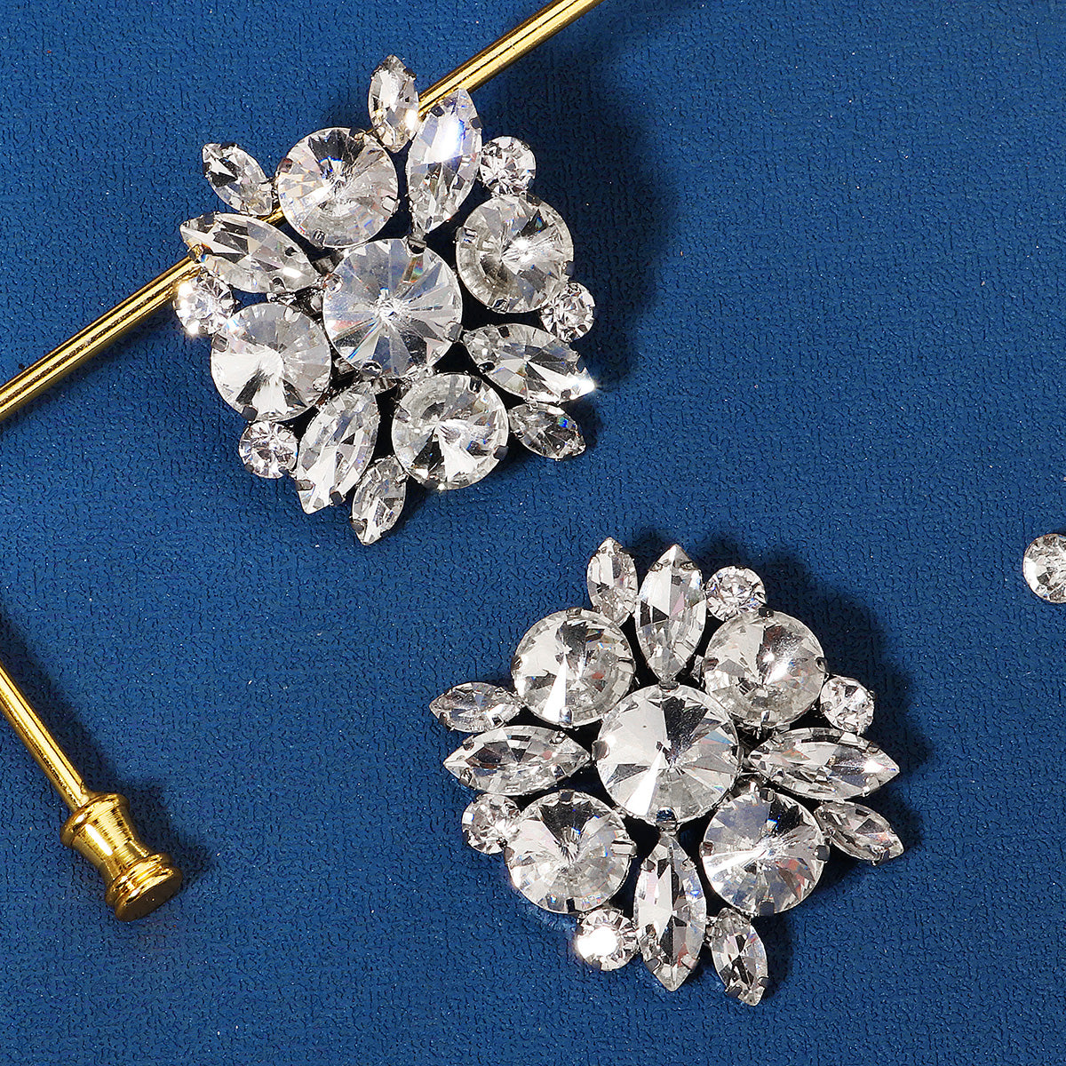 Miallo New Style Fashion Rhinestone Shoe Clips Luxury Versatile Shoe Buckles Removable Shoe Clips SC-J077