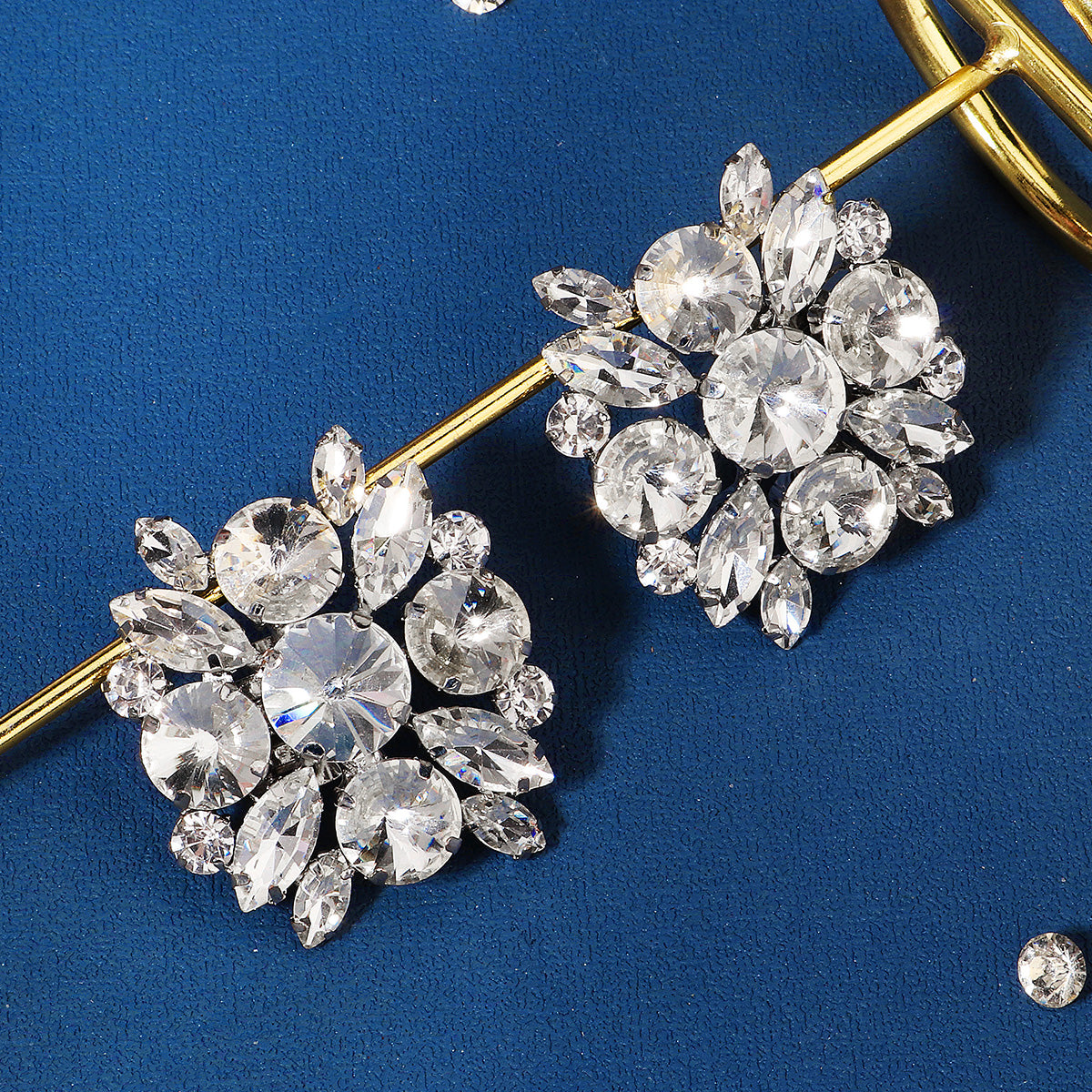 Miallo New Style Fashion Rhinestone Shoe Clips Luxury Versatile Shoe Buckles Removable Shoe Clips SC-J077