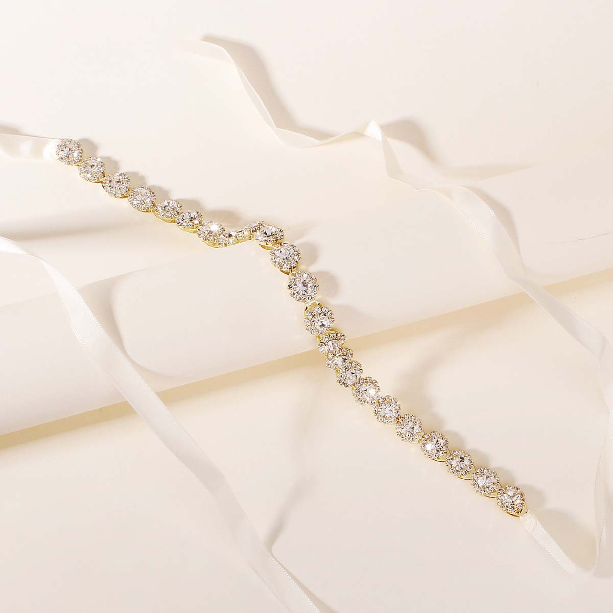Miallo Exquisite Shiny Rhinestone Flower Hair Band Bridal Wedding Hair Accessories For Women and Girls HS-J3766
