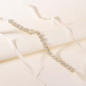Miallo Exquisite Shiny Rhinestone Flower Hair Band Bridal Wedding Hair Accessories For Women and Girls HS-J3766