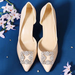 Load image into Gallery viewer, Miallo Rhinestone Bride Wedding Elegant Square Shoe Buckle (2pcs/pack) High Heels Shoes Clip Women Shoe Decoration Accessories SC-J082
