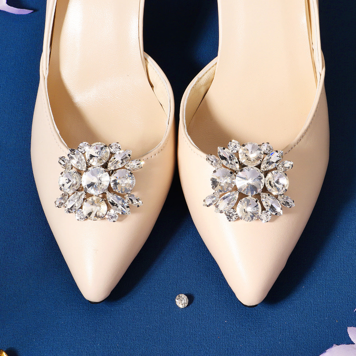 Miallo New Style Fashion Rhinestone Shoe Clips Luxury Versatile Shoe Buckles Removable Shoe Clips SC-J077
