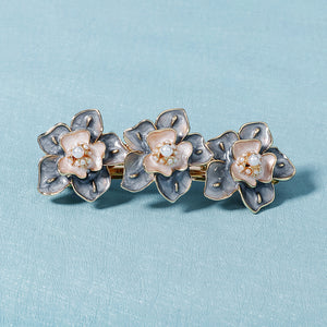 Miallo Exquisite Elegant Oil-drop Hairpin Fashion Pearl Flower Hair Jewelry Daily Accessory For Girls HS-J6344