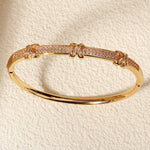 Load image into Gallery viewer, Miallo Luxury Real Gold Plated Copper Zircon Bangles Wedding Bridal Bangles Women Jewelry Accessories BS-J5575
