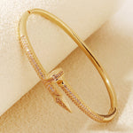 Load image into Gallery viewer, Miallo Stylish Cubic Zircon Spike Bangle Simple Versatile Daily Accessories BS-J5508
