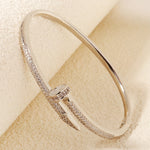 Load image into Gallery viewer, Miallo Stylish Cubic Zircon Spike Bangle Simple Versatile Daily Accessories BS-J5508
